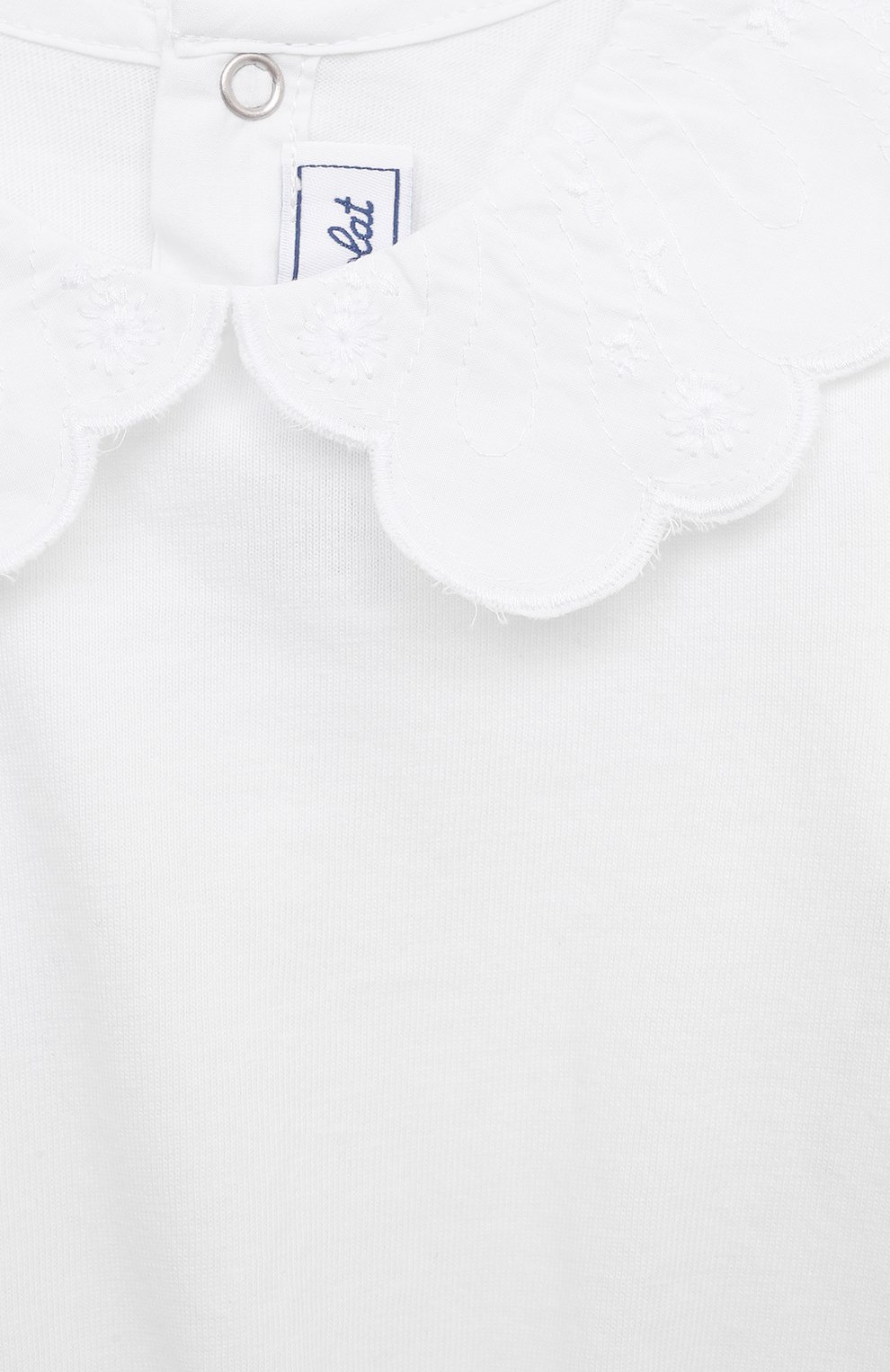 Хлопковое боди TARTINE ET CHOCOLAT белого цвета по цене 6345 руб., арт. TV11001/1M-12M, фото 3 Хлопковое боди TARTINE ET CHOCOLAT, арт. TV11001/1M-12M, фото 3