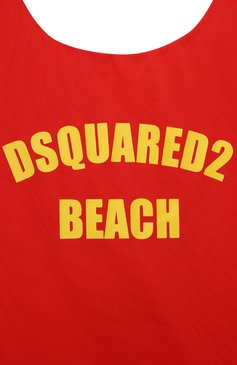 Детского слитный купальник DSQUARED2 красного цвета, арт. DQ2333/D000V | Фото 3 (Девочки Кросс-КТ: Купальники-пляж; Материал внешний: Синтетический материал; Материал сплава: Проставлено; Нос: Не проставлено; Материал подклада: Синтетический материал; Ростовка одежда: 6 лет | 116 см, 16 лет | 164 см, 10 - 11 лет | 140 - 146см, 13 - 15 лет | 158 см, 4 года | 104 см, 8 лет | 128 см)