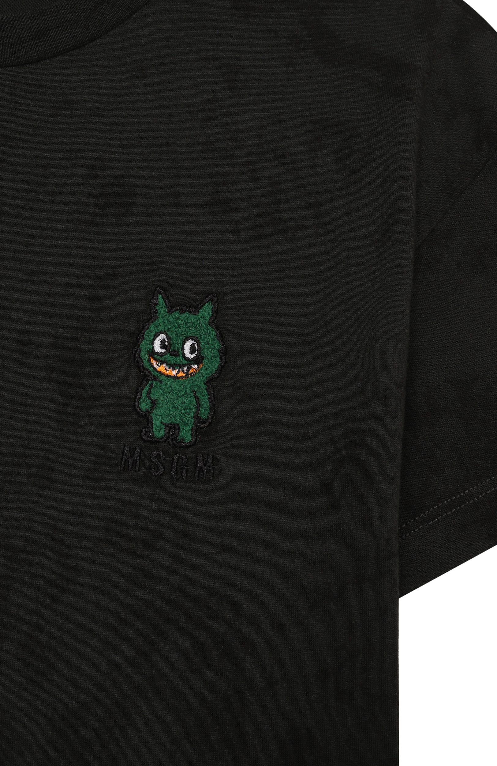 Хлопковая футболка MSGM KIDS, арт. F6MSJBTH283, фото 3