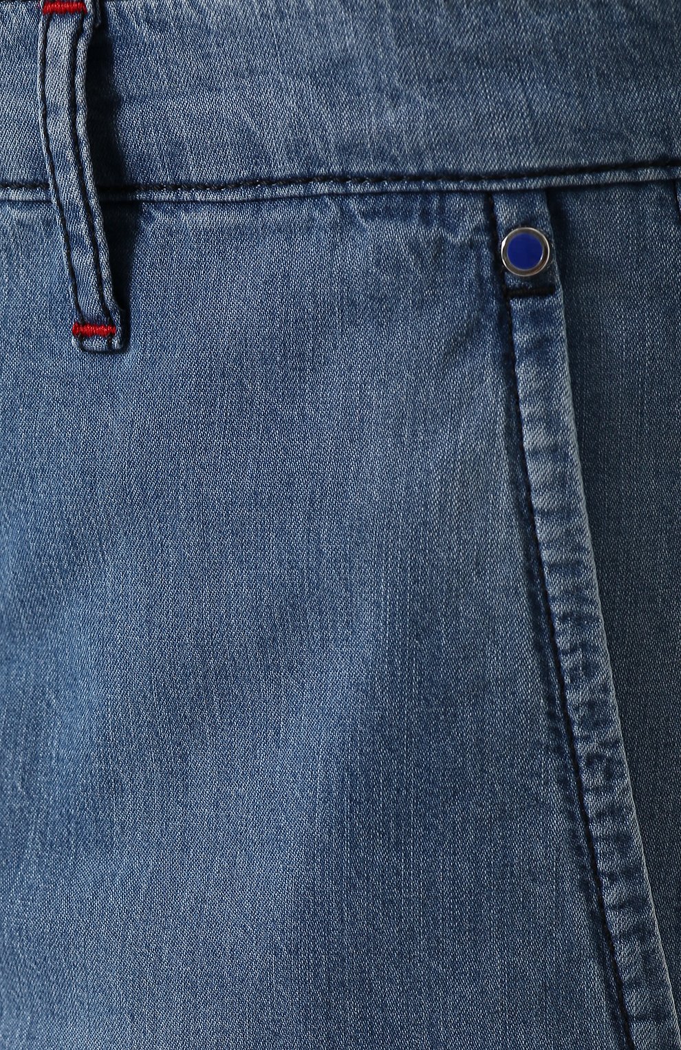 Джинсовые шорты с накладными карманами KITON, арт. UFPPB/J06P66, фото 5