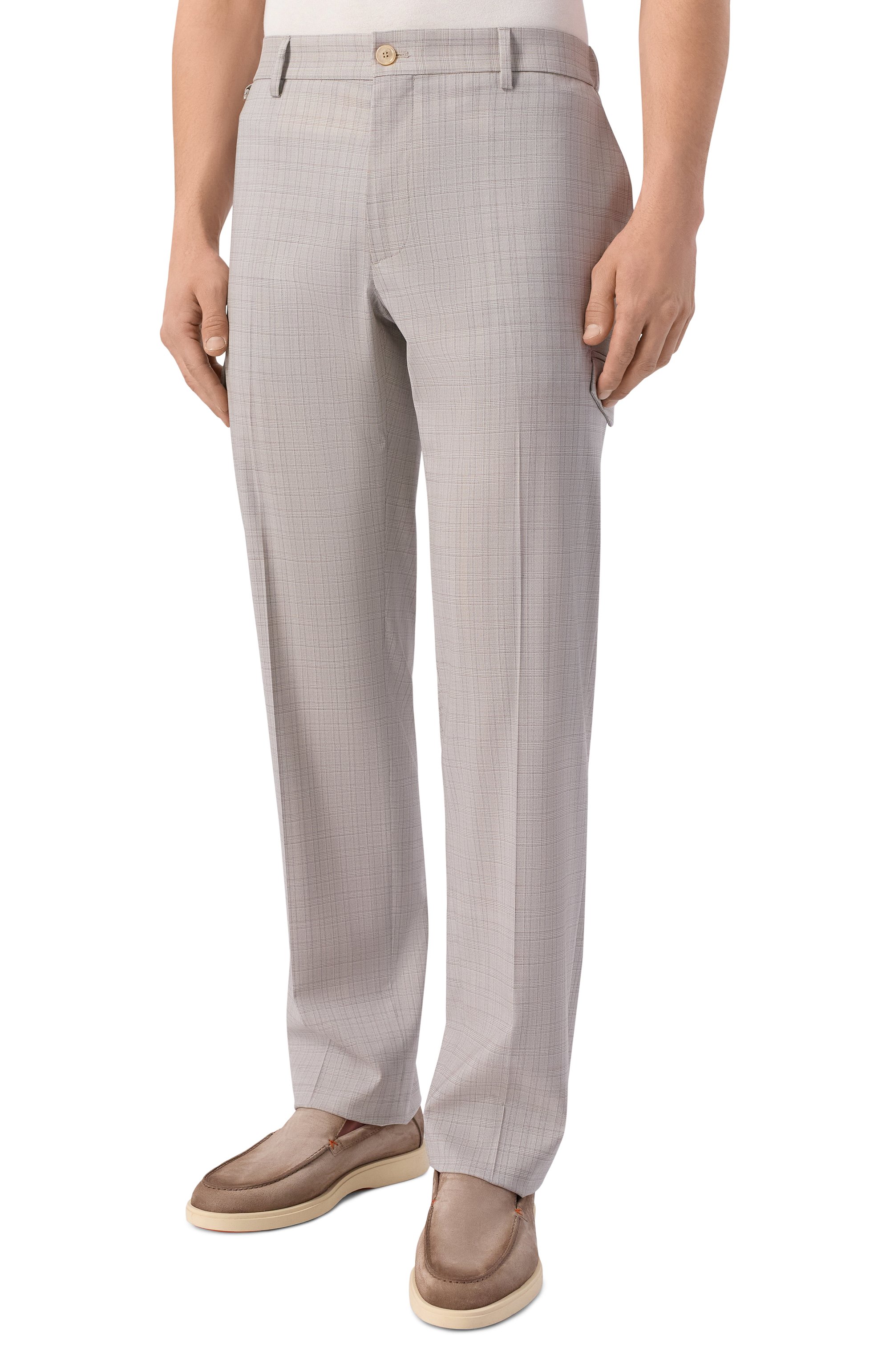 Шерстяные брюки-карго STEFANO RICCI, арт. M1T6100142/T066HA, фото 3