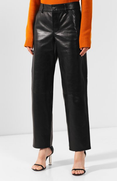 Кожаные брюки BOTTEGA VENETA, арт. 572073/VF3G0, фото 3