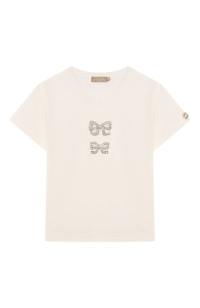 Футболка из вискозы ELIE SAAB JUNIOR, арт. EFTS030/TS0059_001