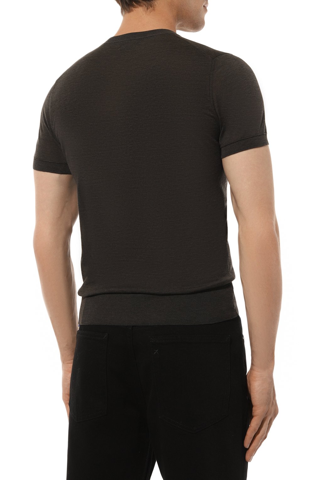 Джемпер из шелка и хлопка TOM FORD, арт. YMS002/KCS001, фото 4