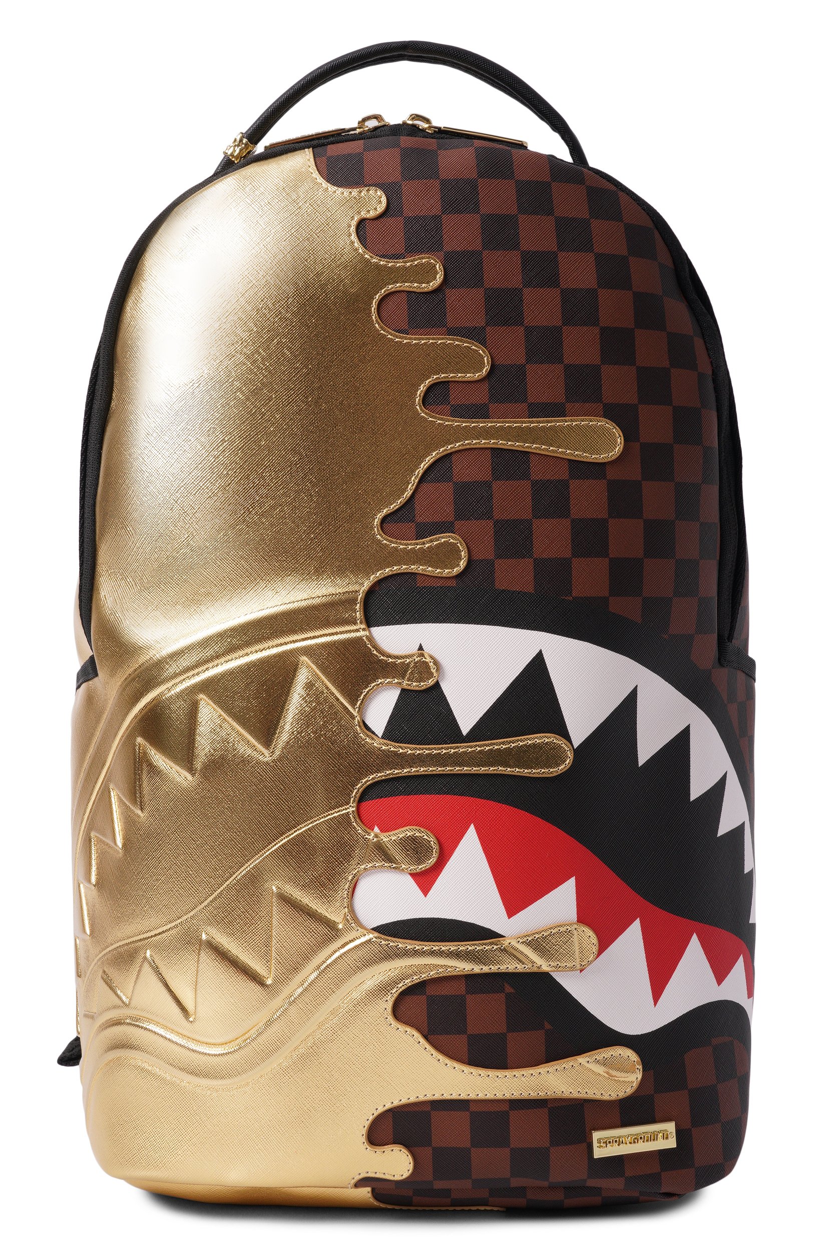 Рюкзак SPRAYGROUND, арт. 910B9250NSZ/SHARKS IN PARIS G0LD DRIP BACKPACK, фото 1