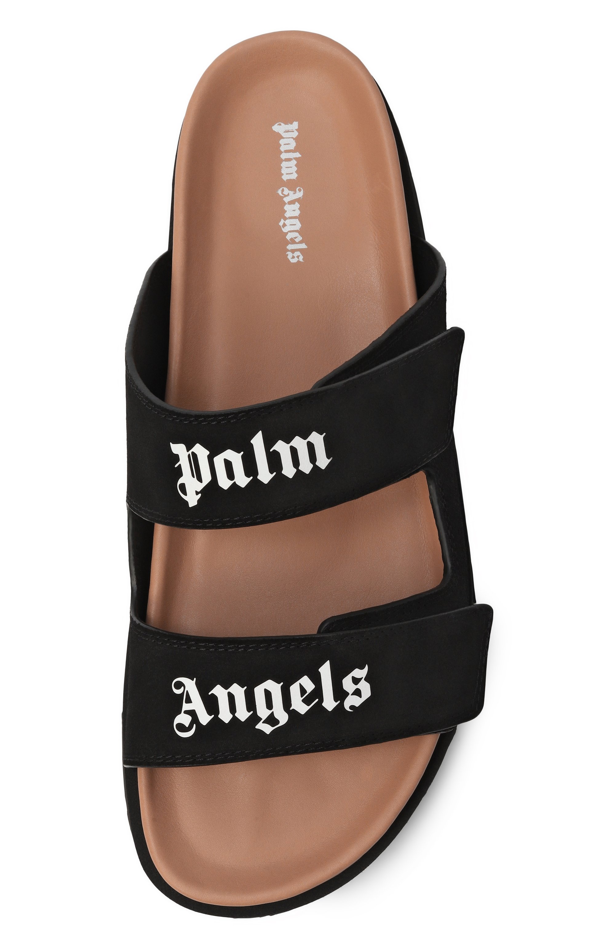 Замшевые шлепанцы PALM ANGELS, арт. PMIH01AF25LEA001, фото 6