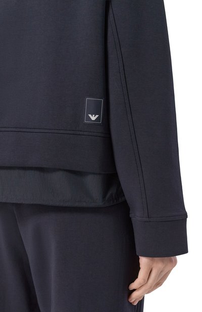Хлопковый свитшот EMPORIO ARMANI, арт. EW003181/AF10002, фото 5
