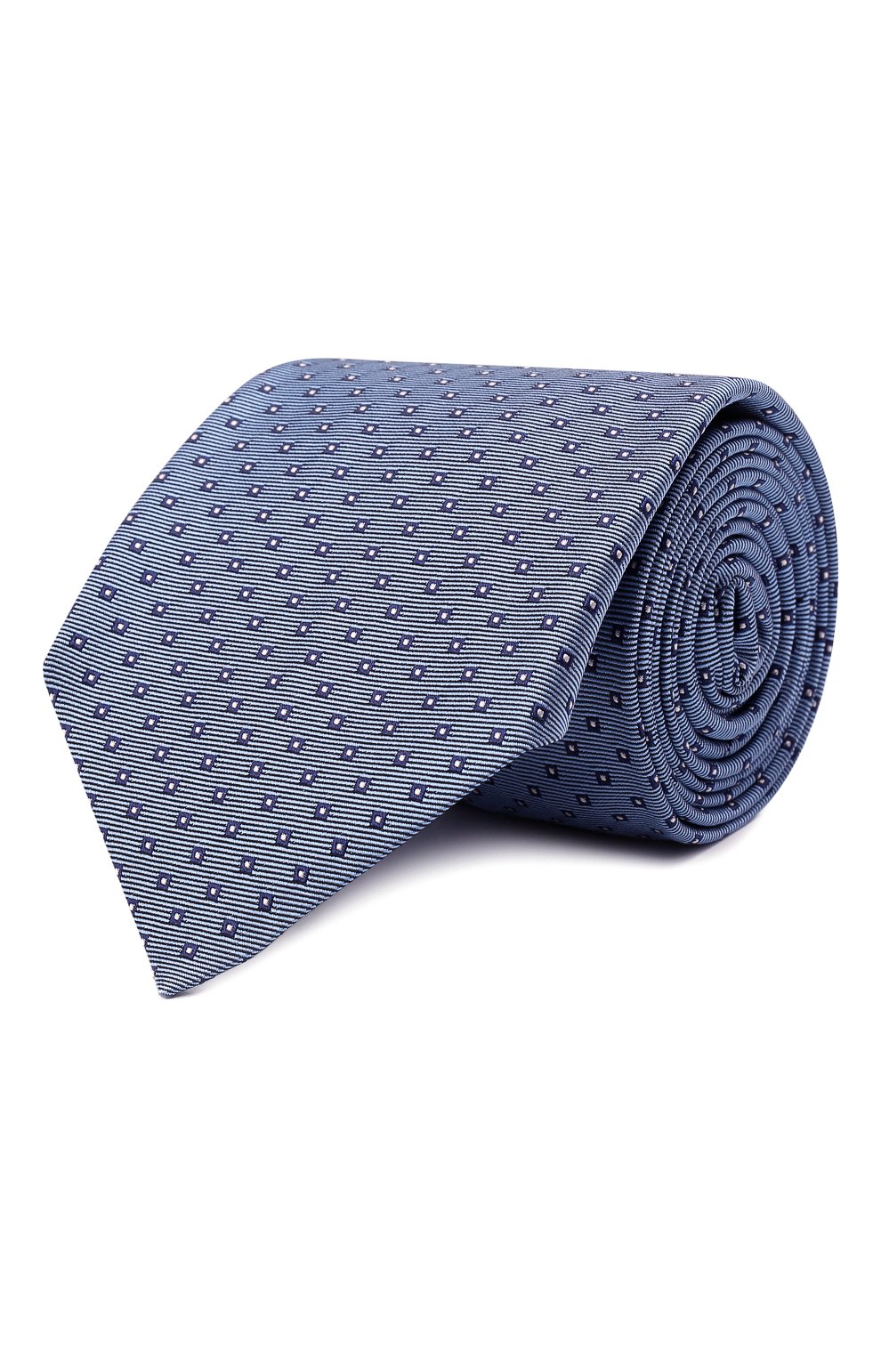 Шелковый галстук ZEGNA голубого цвета по цене 19950 руб., арт. Z3D03T/1UM, фото 1 Шелковый галстук ZEGNA, арт. Z3D03T/1UM, фото 1