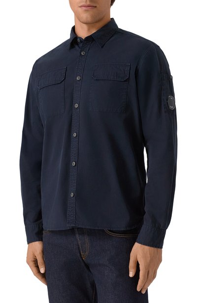 Хлопковая рубашка C.P. COMPANY, арт. RCCMSH706A110143G, фото 3