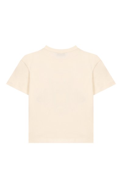 Хлопковая футболка MSGM KIDS, арт. F6MSJGTH089, фото 2
