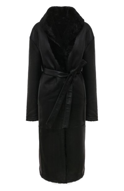 Двусторонняя дубленка из овчины BATS черного цвета по цене 160000 руб., арт. TC_12_, фото 1 Двусторонняя дубленка из овчины BATS, арт. TC_12_, фото 1