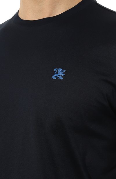 Хлопковая футболка ZILLI, арт. MBZ-NT510-MICR1/MC01, фото 5