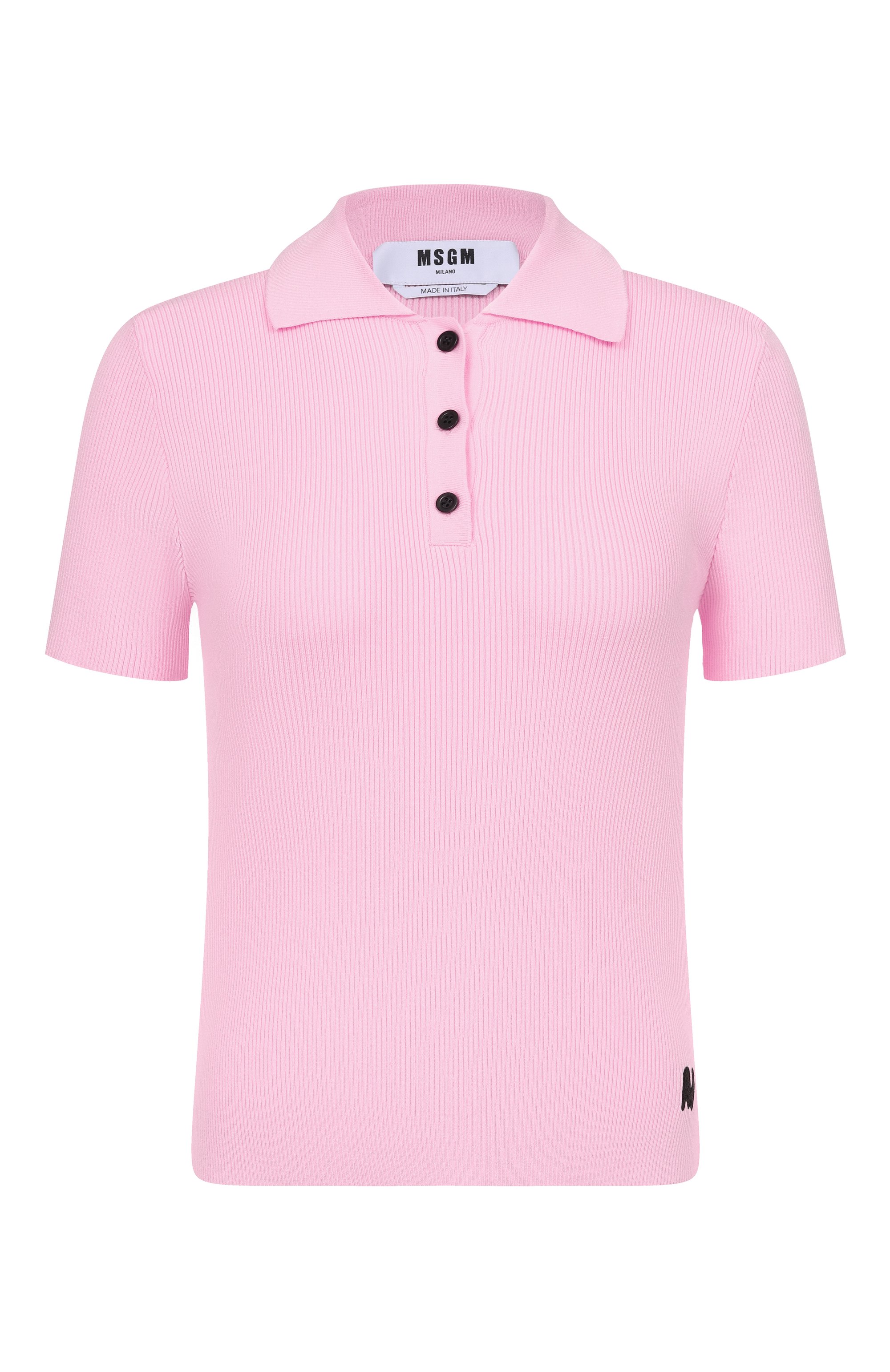 Поло из вискозы MSGM, арт. 4041MDM201/267297, фото 1