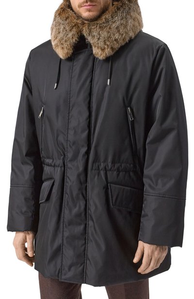 Парка с отделкой из рыси MVST, арт. FTEKB-ES4400LX BS/GR1651, фото 3