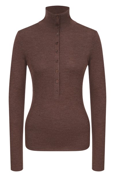 Женский поло из шерсти и шелка 12 STOREEZ, арт. 135429