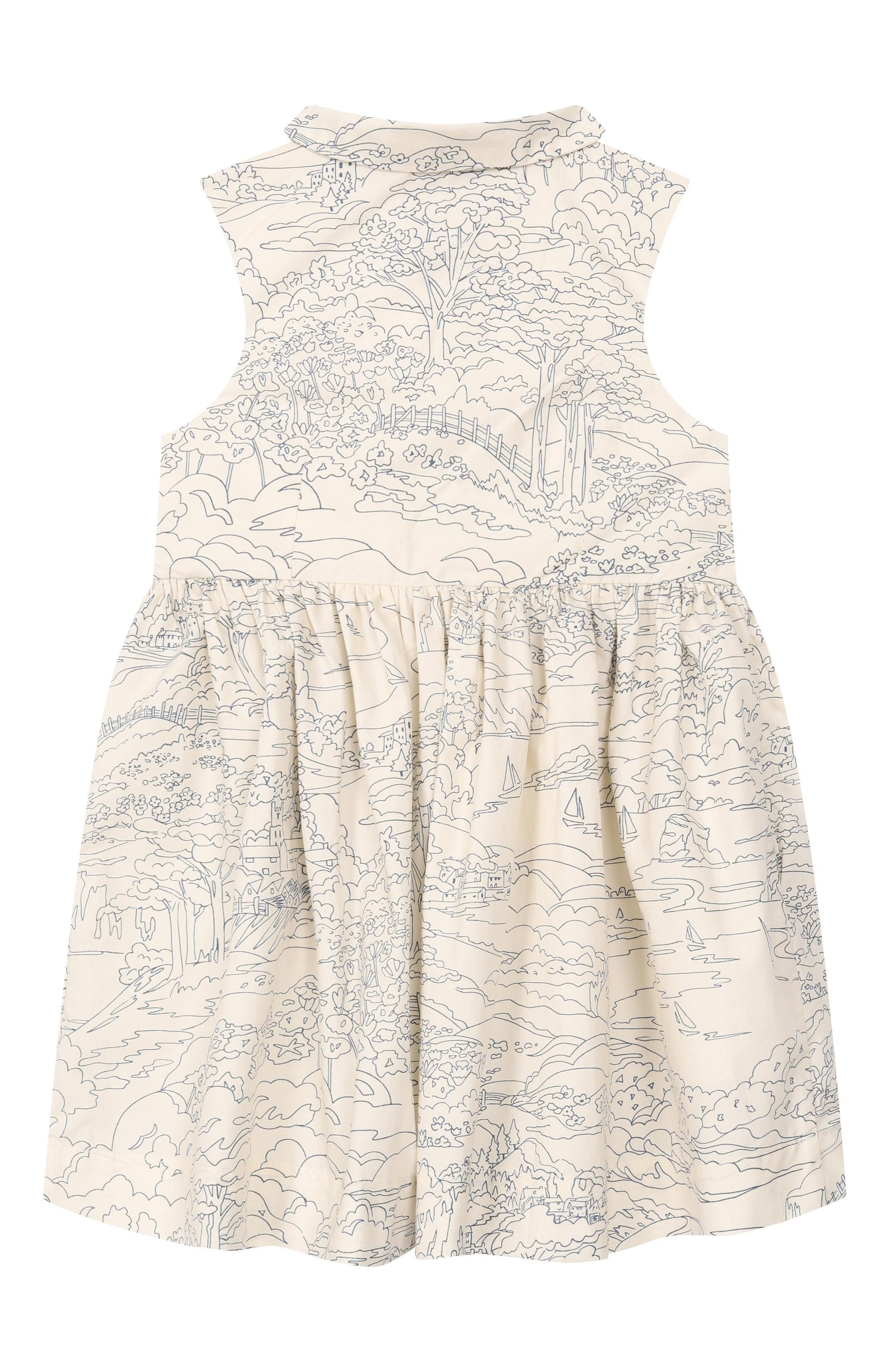 Хлопковое платье BONPOINT, арт. S06GDRW00048/10A-12A, фото 2