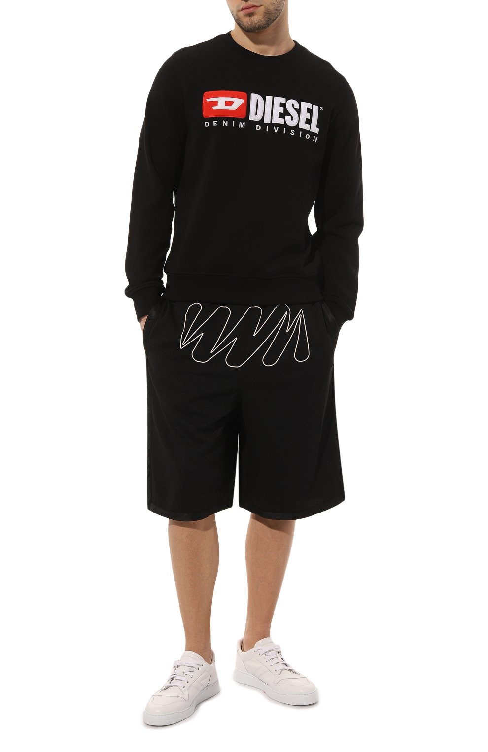 Хлопковый свитшот DIESEL, арт. A03758/0GEAD, фото 2