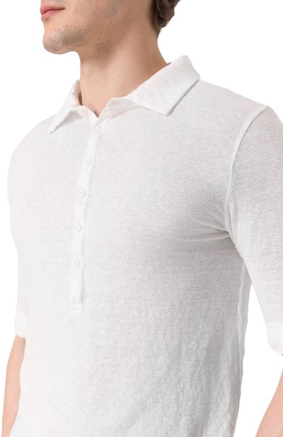 Льняное поло NEVER ENOUGH, арт. MP0007, фото 5