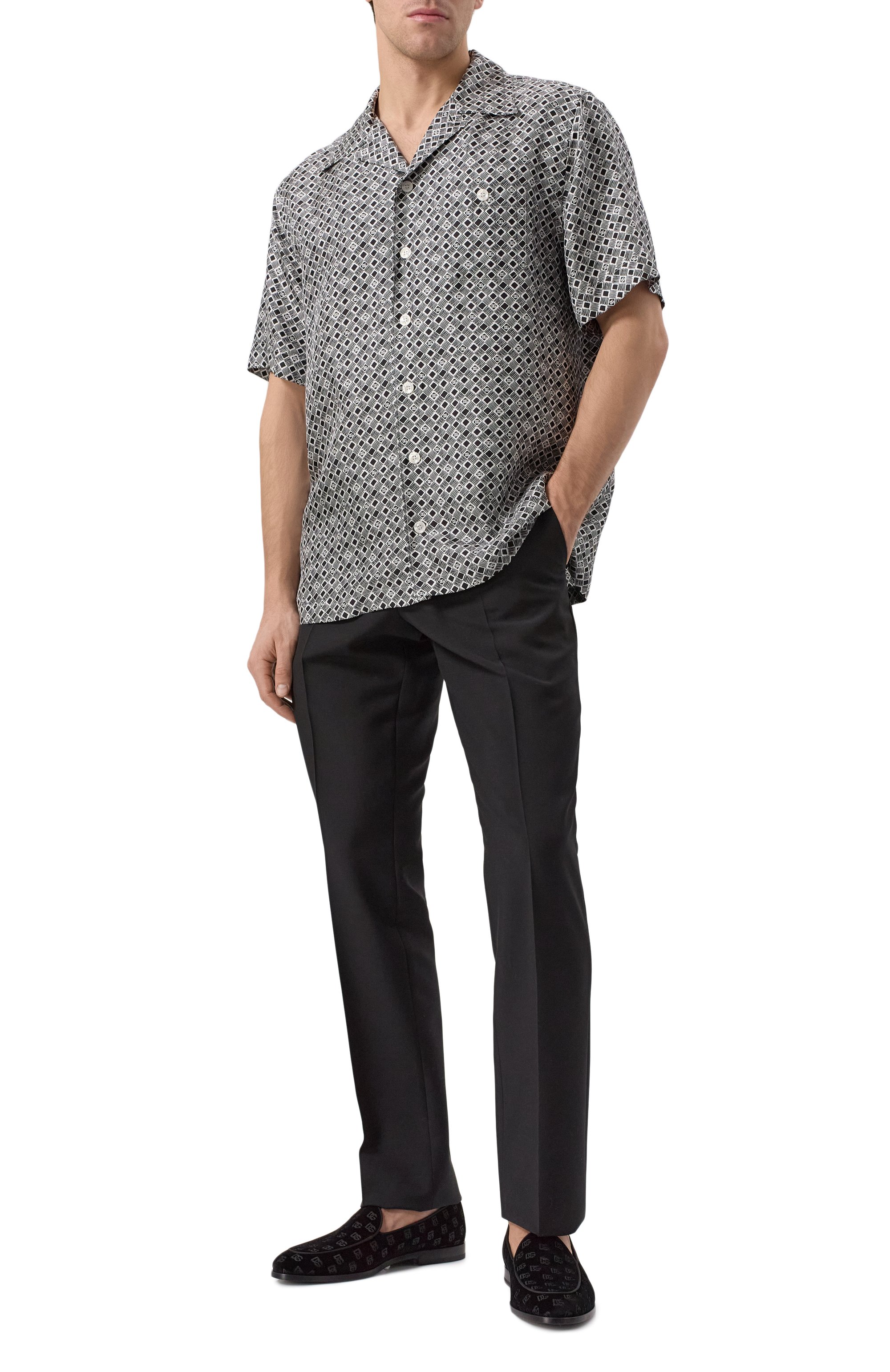 Шелковая рубашка DOLCE & GABBANA, арт. G5JH9T/IS1XV, фото 2