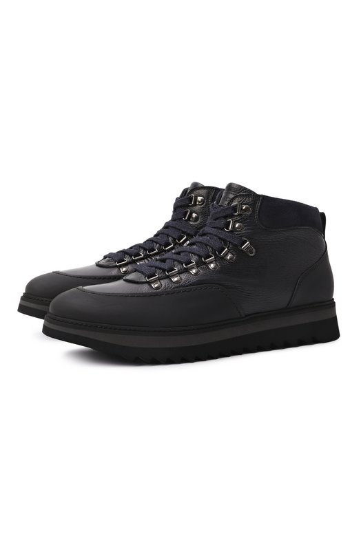Кожаные ботинки Megeve Blu Barrett MEGEVE-13841.3 Синий MEGEVE-13841.3
