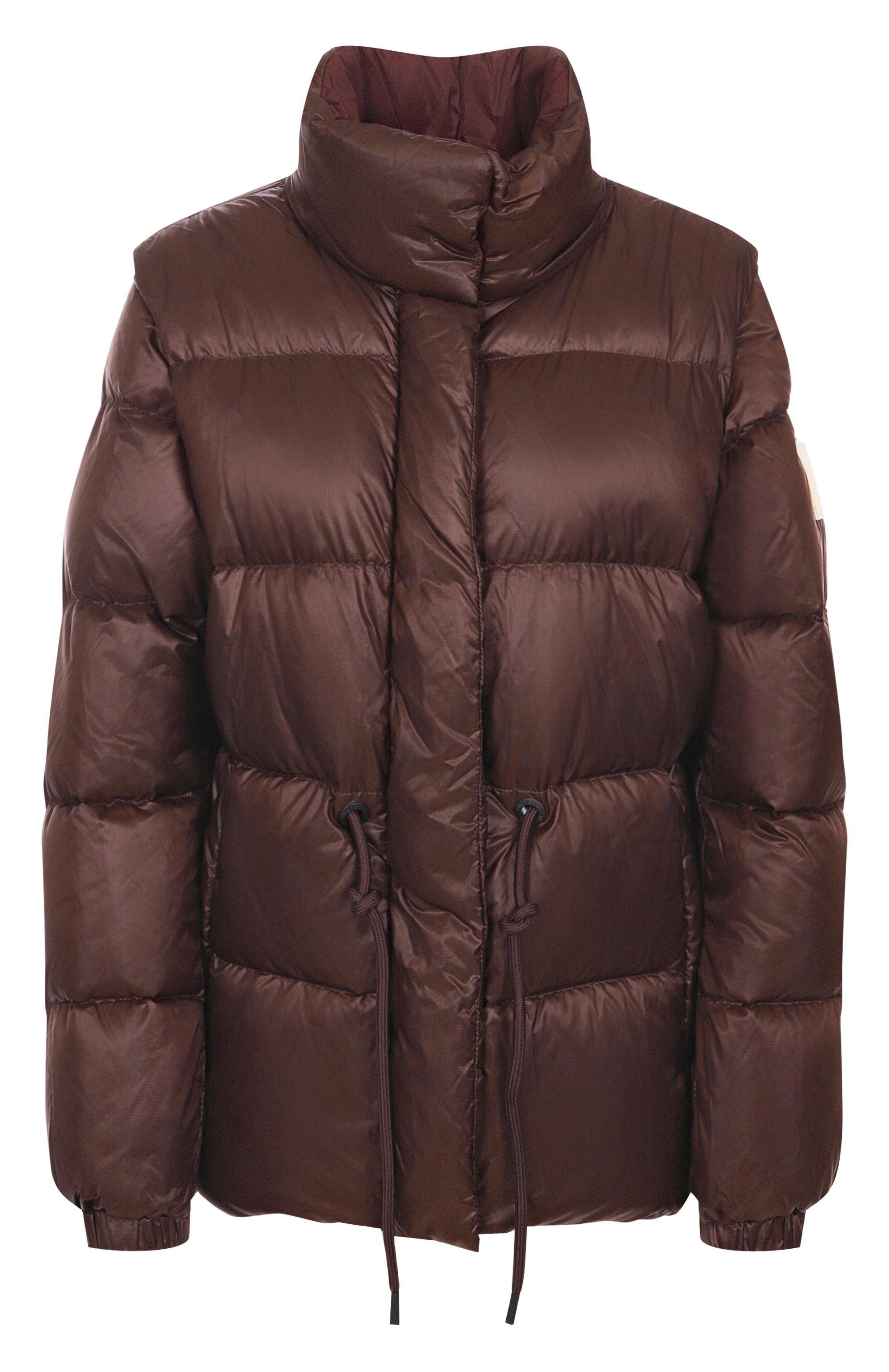 Пуховик AFTER LABEL коричневого цвета по цене 69950 руб., арт. MAGADAN/N051, фото 1 Пуховик AFTER LABEL, арт. MAGADAN/N051, фото 1