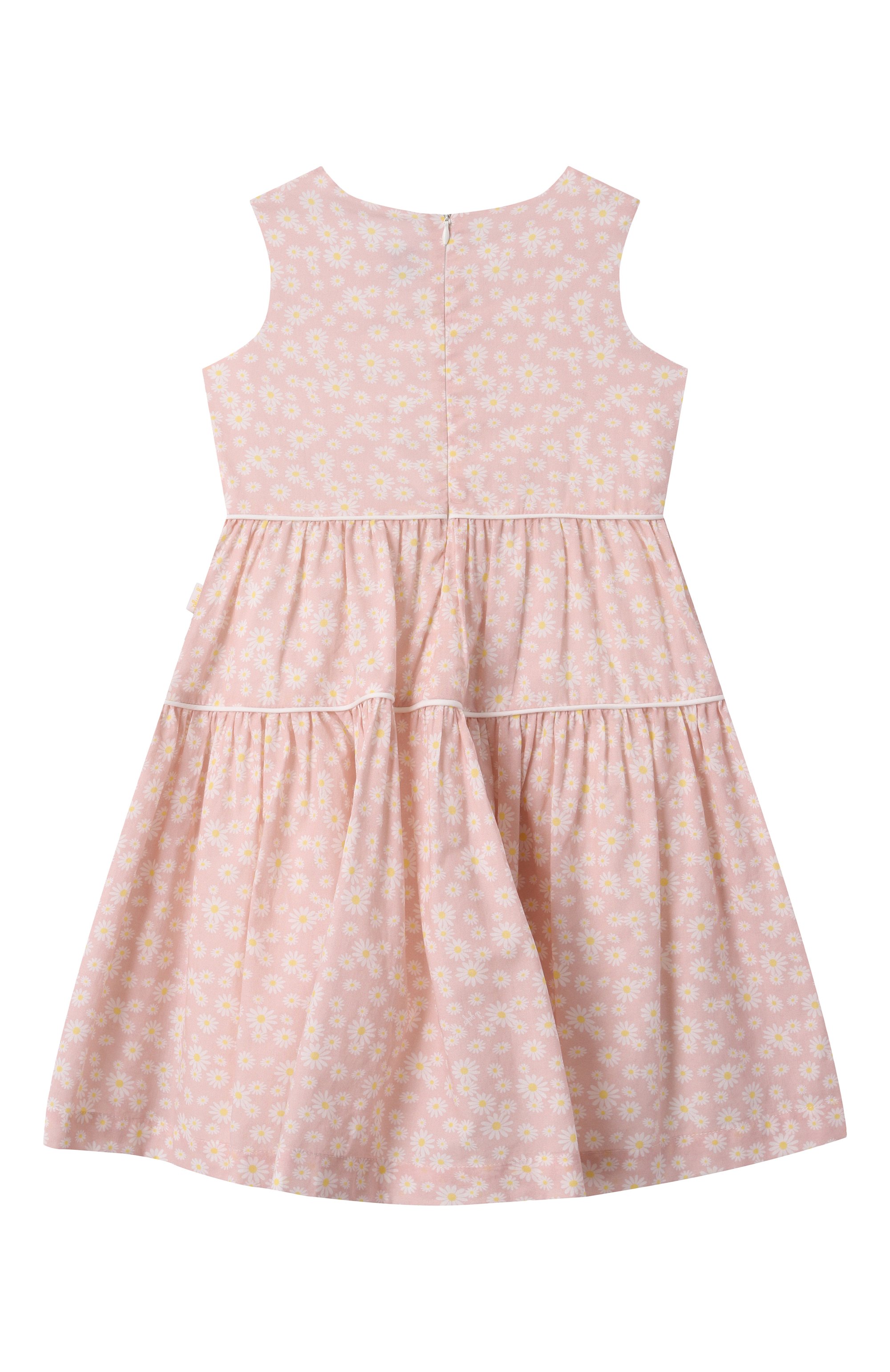 Хлопковое платье IL GUFO светло-розового цвета по цене 23300 руб., арт. P25VA319C4138/10A-14A, фото 2 Хлопковое платье IL GUFO, арт. P25VA319C4138/10A-14A, фото 2