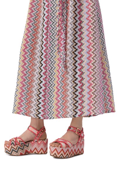 Текстильные босоножки MISSONI, арт. MWF038, фото 3