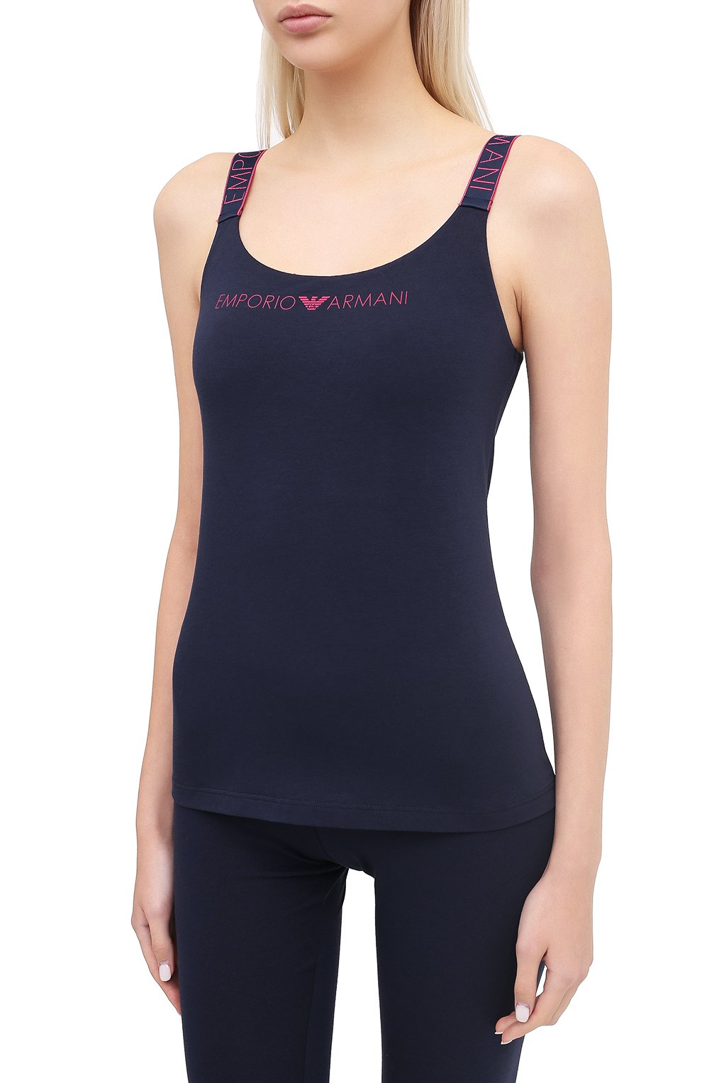Хлопковая майка EMPORIO ARMANI, арт. 164237/0A317, фото 3