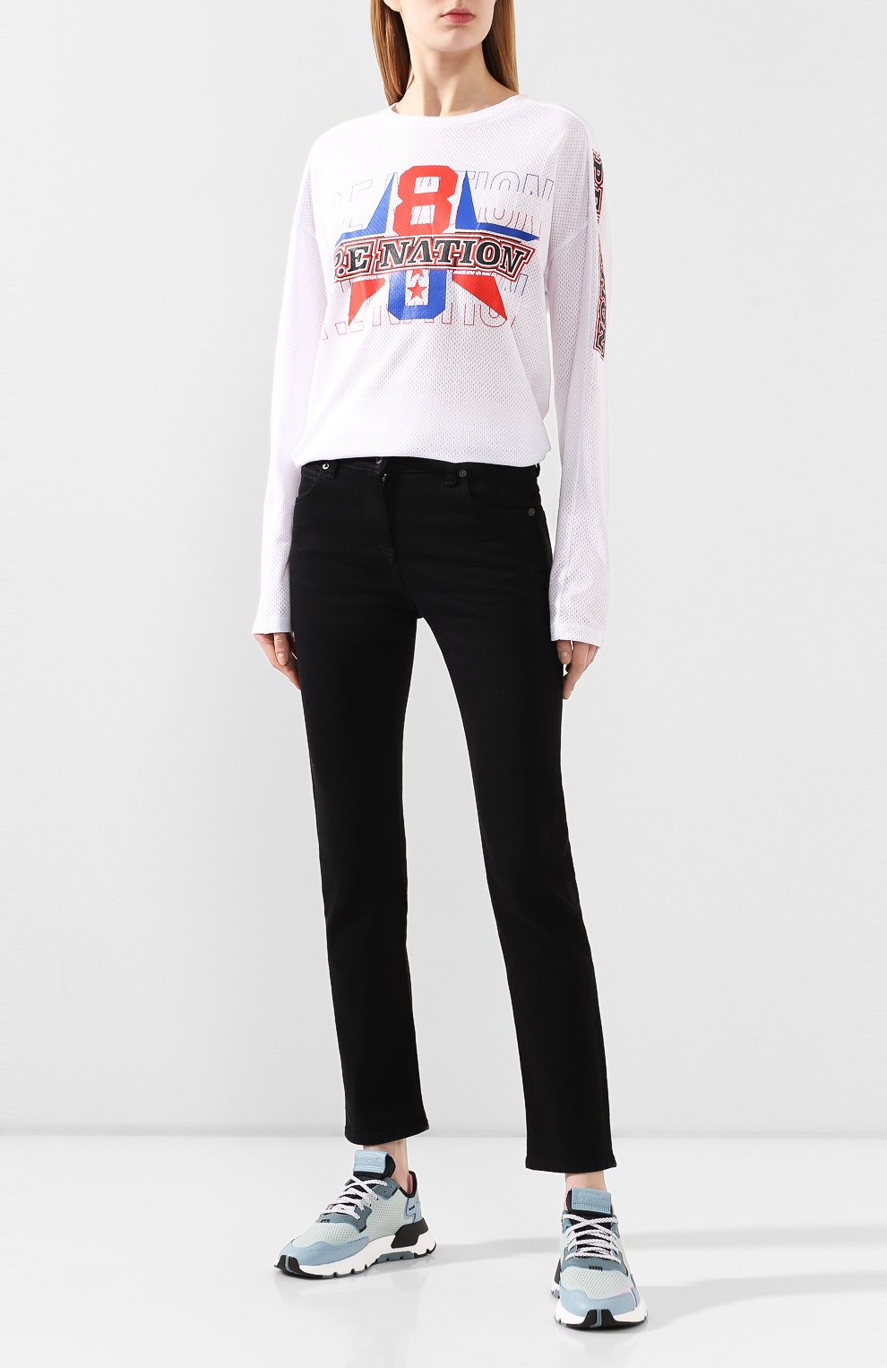 Кожаные кроссовки nite jogger ADIDAS ORIGINALS, арт. EF5419, фото 2