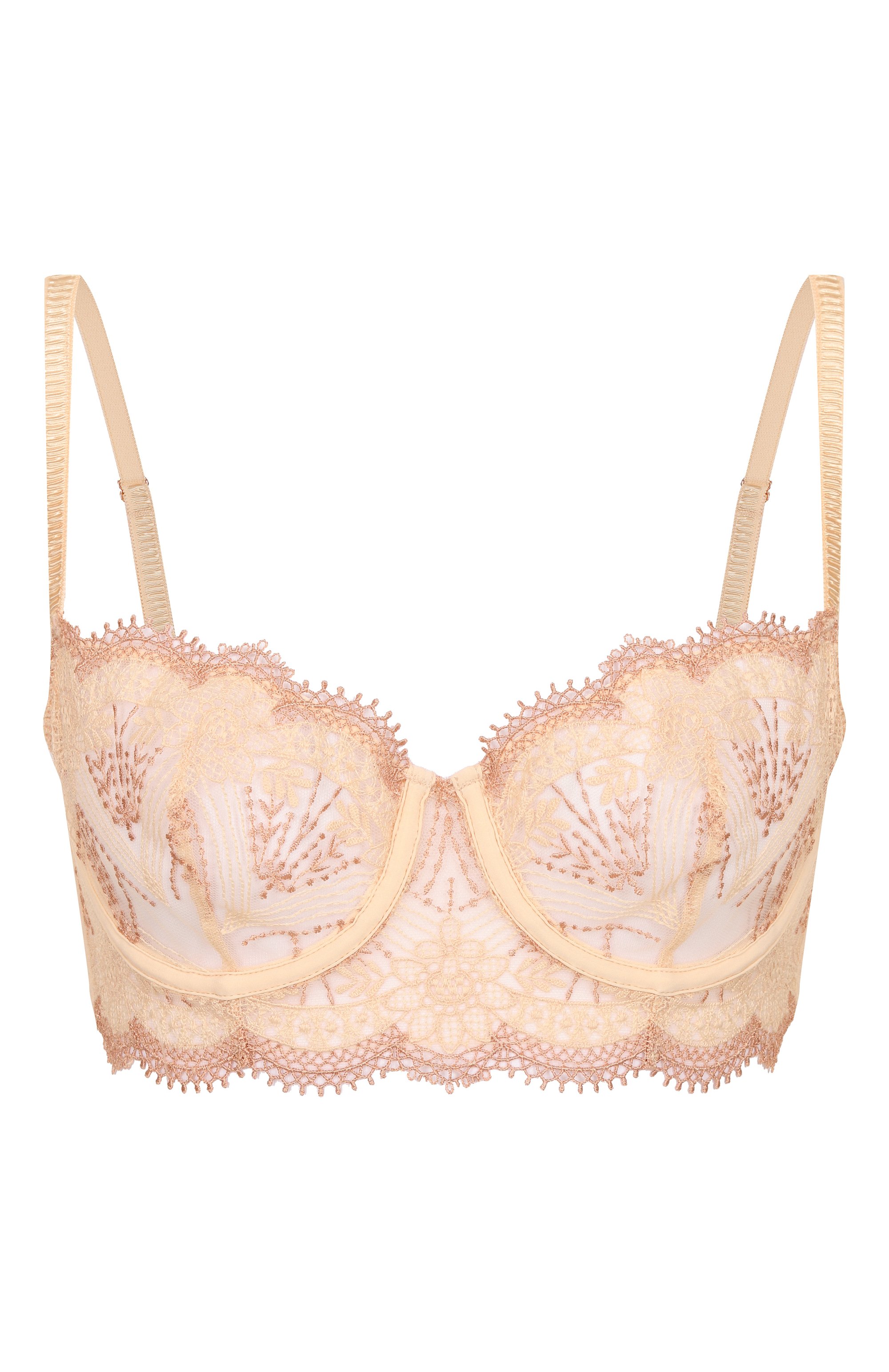 Бюстгальтер-балконет SIMONE PERELE бежевого цвета по цене 21840 руб., арт. 1F2330, фото 1 Бюстгальтер-балконет SIMONE PERELE, арт. 1F2330, фото 1