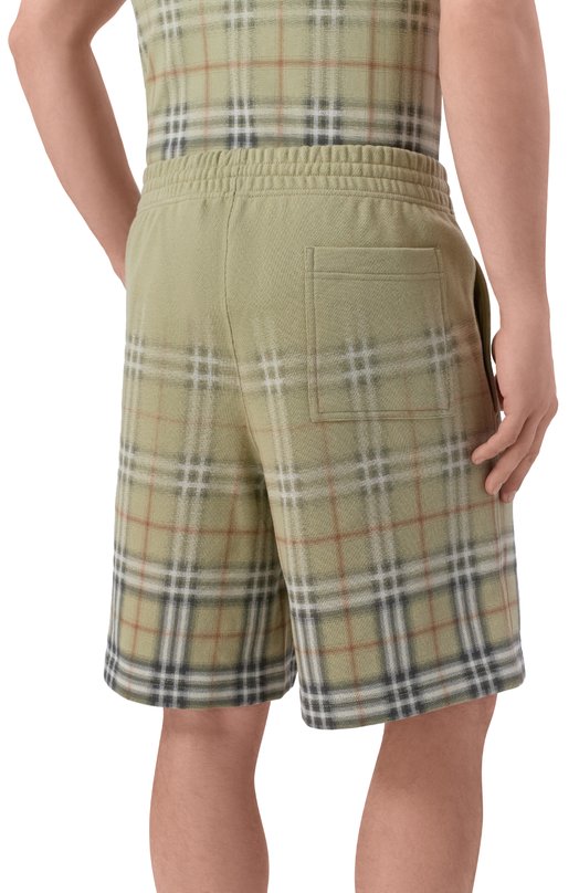 Хлопковые шорты Burberry 8119037 Зелёный  8119037 Фото 4