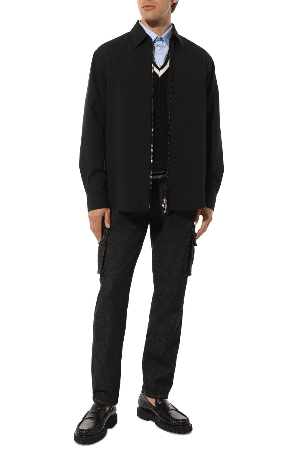 Джинсы KNT черного цвета по цене 87550 руб., арт. UPKN030XC1001, фото 2 Джинсы KNT, арт. UPKN030XC1001, фото 2