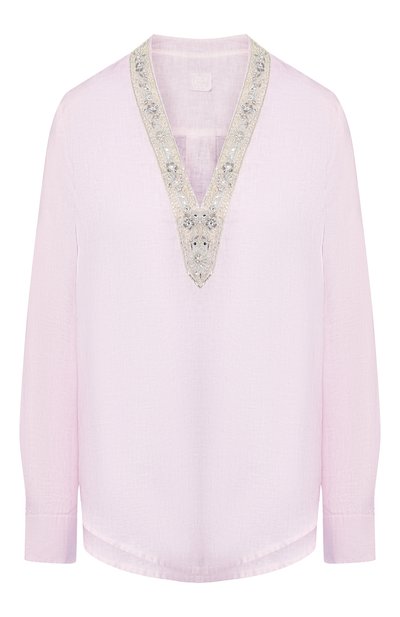 Льняная блузка 120% LINO, арт. P0W1357/D703/F02, фото 1