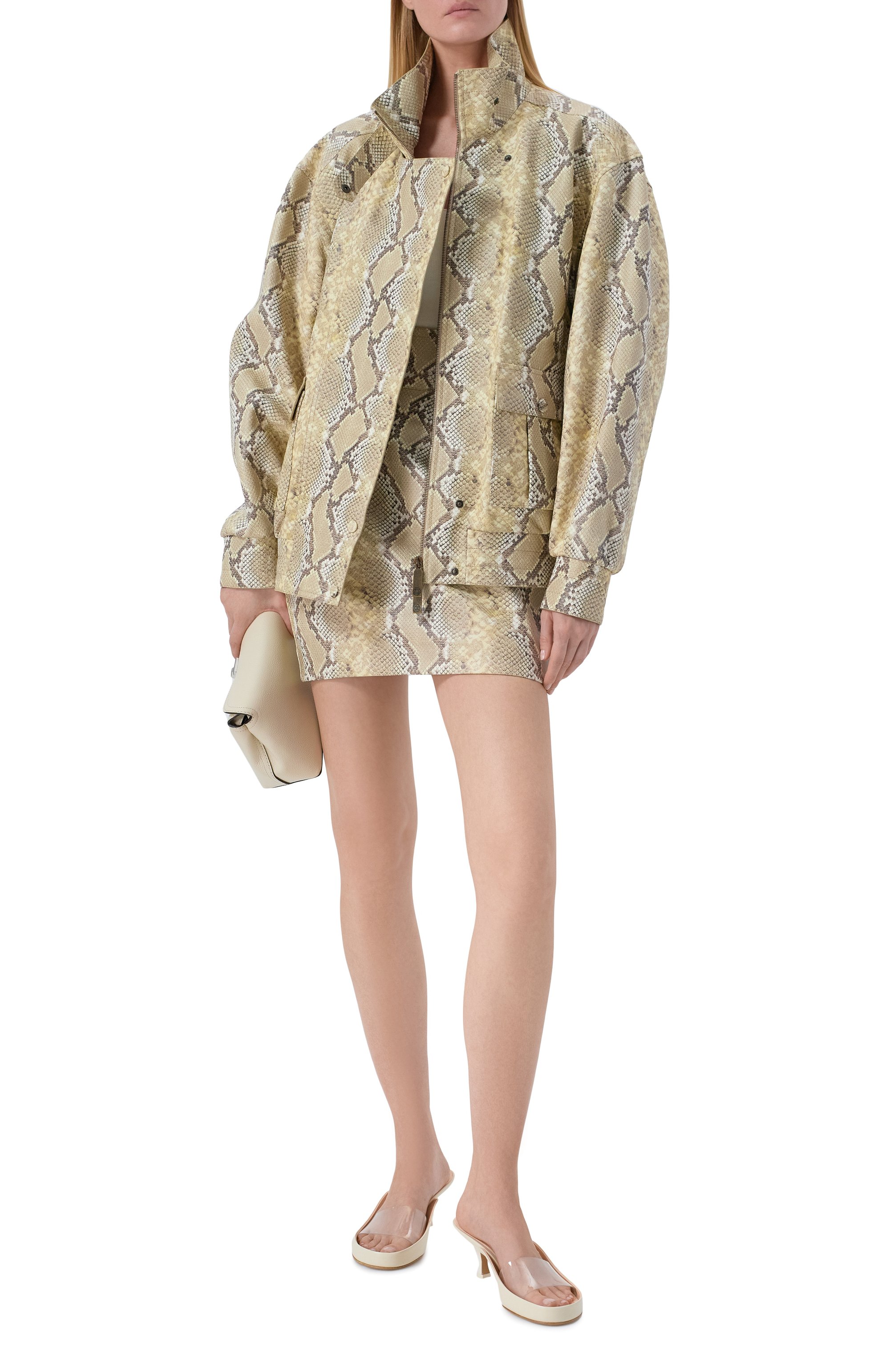 Кожаный бомбер ELIE SAAB, арт. J0203NS26/L0003, фото 2