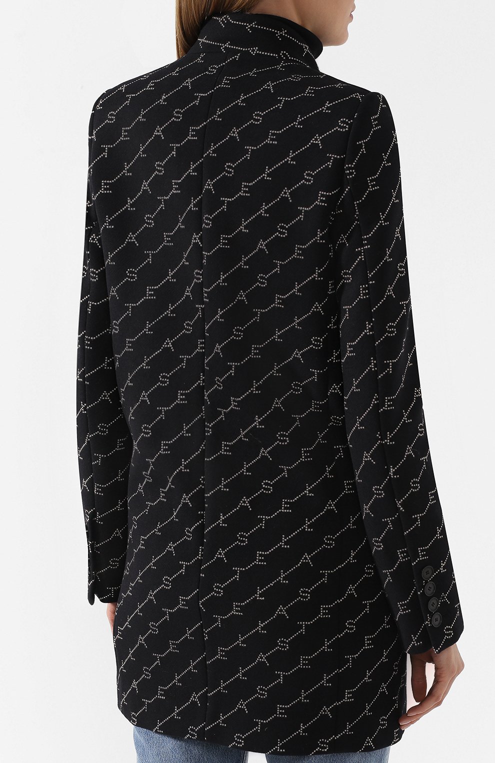 Шерстяное пальто STELLA MCCARTNEY черного цвета по цене 157000 руб., арт. 554724/SMB11, фото 4 Шерстяное пальто STELLA MCCARTNEY, арт. 554724/SMB11, фото 4