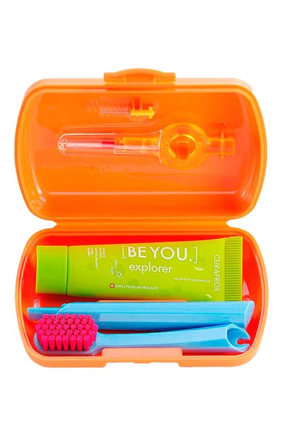 Женское дорожный набор be you в оранжевом боксе CURAPROX, арт. 7612412429893