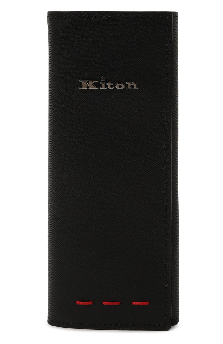 Кожаный футляр для ручки KITON черного цвета, арт. UPEA029N0108601 | Фото 1 (Нос: Не проставлено; Региональные ограничения белый список (Axapta Mercury): Не проставлено)