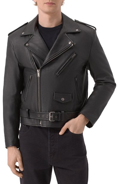 Кожаная куртка SAINT LAURENT, арт. 822089/YC0Q2, фото 3