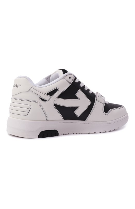Кожаные кеды Out of Office Off-White 0MIA189C99LEA015 Чёрно-белый  0MIA189C99LEA015 Фото 5