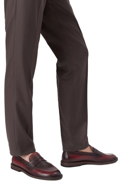 Кожаные пенни-лоферы PANTANETTI, арт. 18546F, фото 3