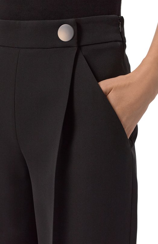 Шелковые брюки Giorgio Armani GW001562/TE16469 Чёрный  GW001562/TE16469 Фото 5