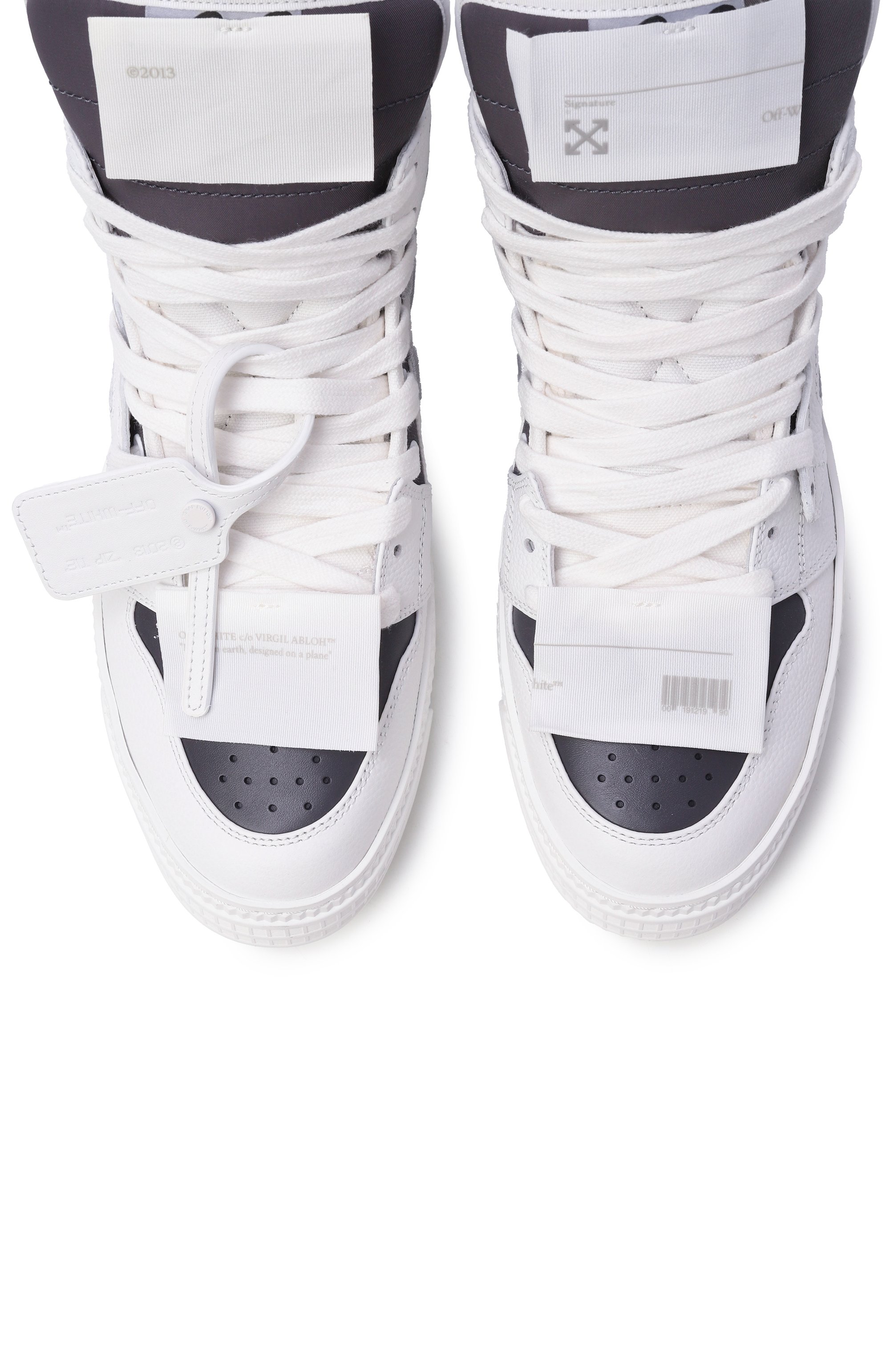 Комбинированные кеды 3.0 off court OFF-WHITE, арт. 0MIA065F25LEA001, фото 6