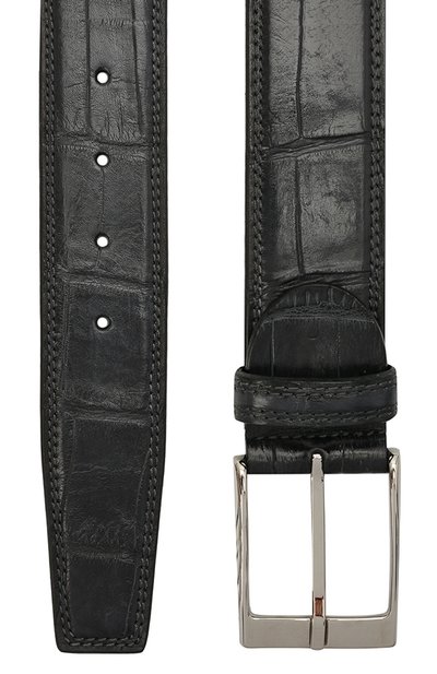 Ремень из кожи крокодила BARRETT, арт. 81B537.66/C0CC0DRILL0 CREAM/CNIL, фото 3