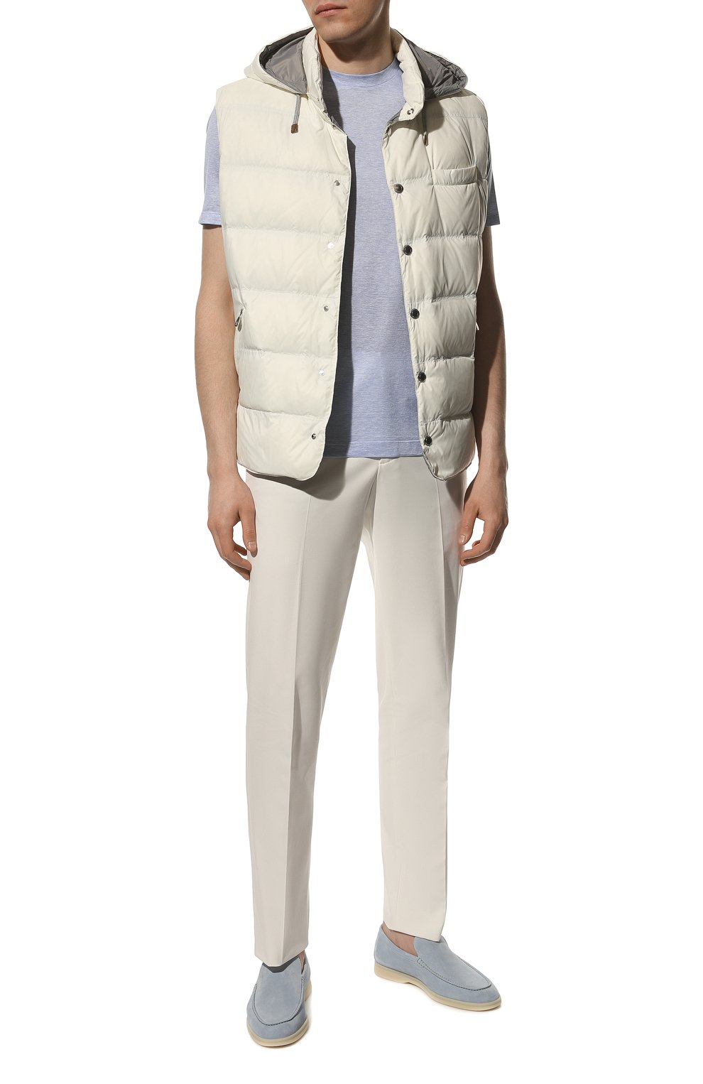 Футболка из хлопка и шелка PAUL&SHARK, арт. 22411076/FMH, фото 2