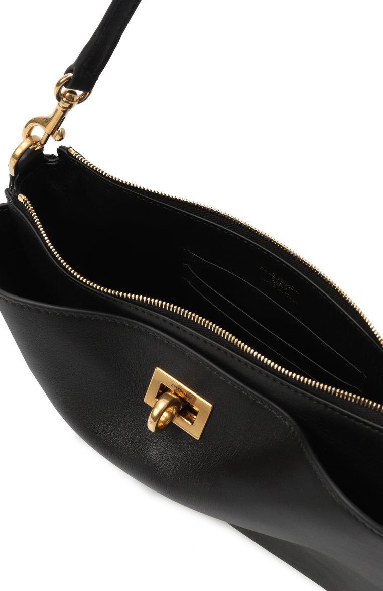 Женская сумка rodeo BALENCIAGA черного цвета, арт. 814111/2ABKX | Фото 5 (Размер: small; Материал: Натуральная кожа)