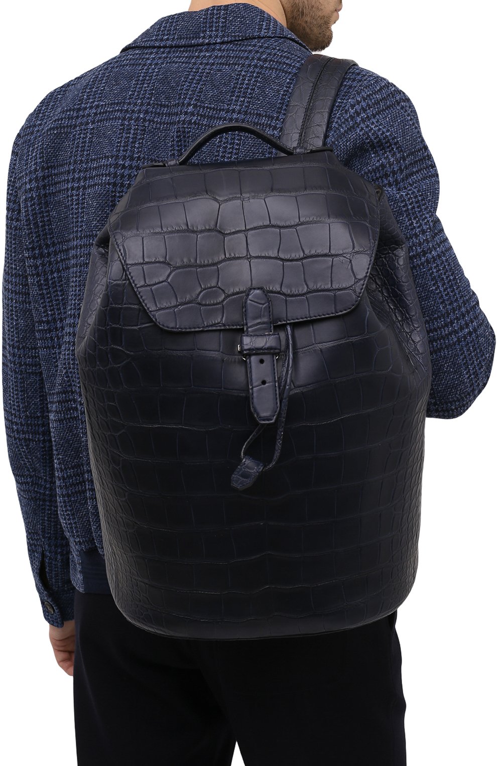 Рюкзак из кожи аллигатора BRIONI, арт. 0IW60L/P1716/AMIS, фото 2