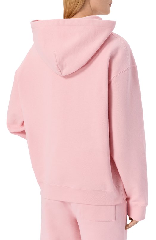 Хлопковое худи Jil Sander J40GU0121/J20039 Розовый  J40GU0121/J20039 Фото 4