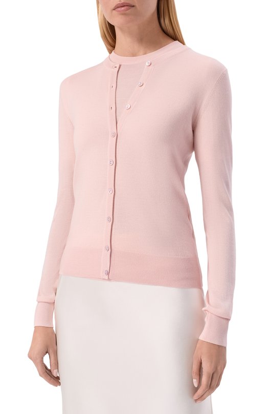 Кардиган из кашемира и шелка MVST M26.CSW.K411/JAIPUR Розовый  M26.CSW.K411/JAIPUR Фото 3