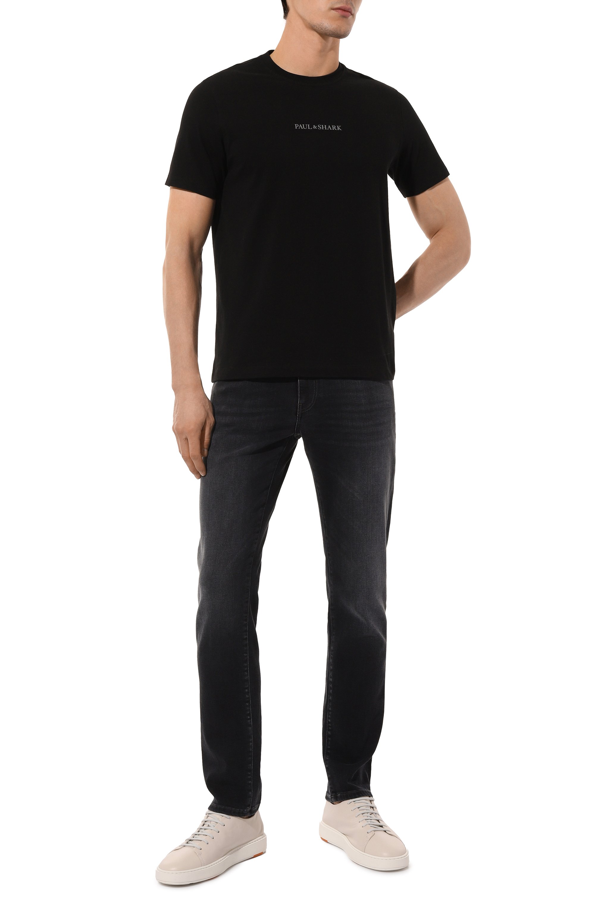Хлопковая футболка PAUL&SHARK, арт. 25411088, фото 2
