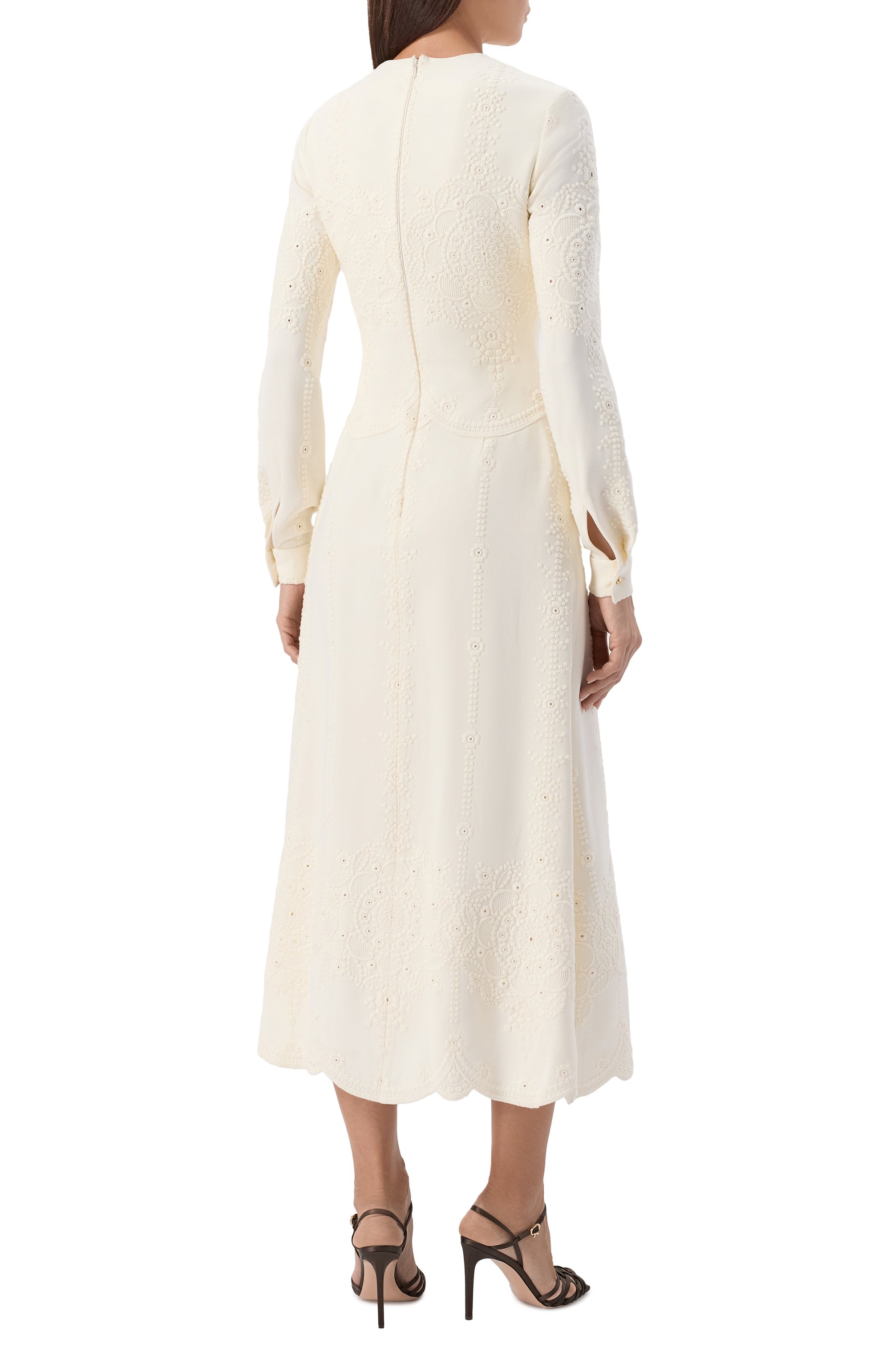 Платье из шелка и вискозы ELIE SAAB, арт. D0859NF25/CDE04, фото 3